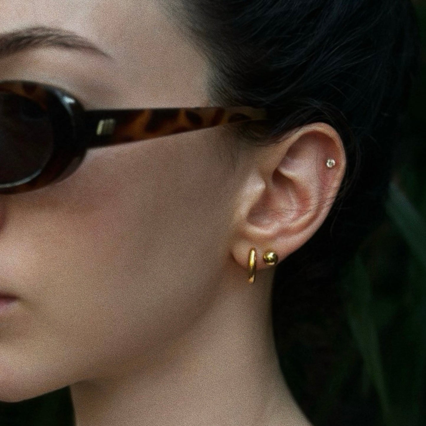 Kleine Creolen: Gold