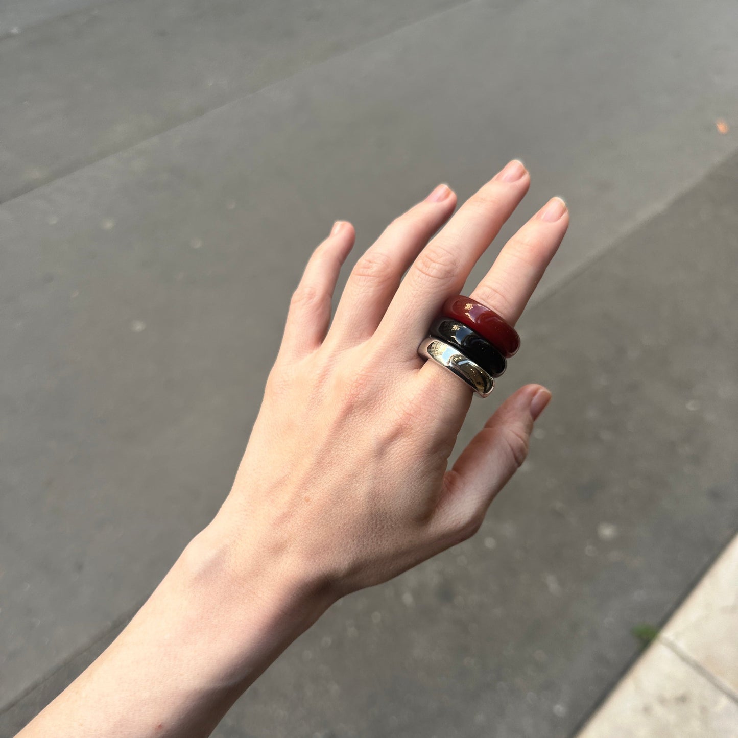 The Ring: red agate