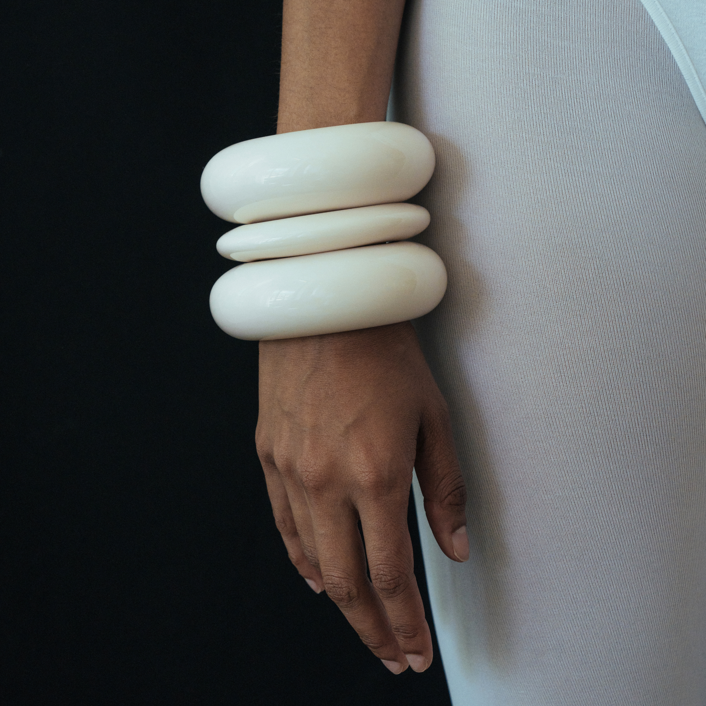 Big Bangle in white