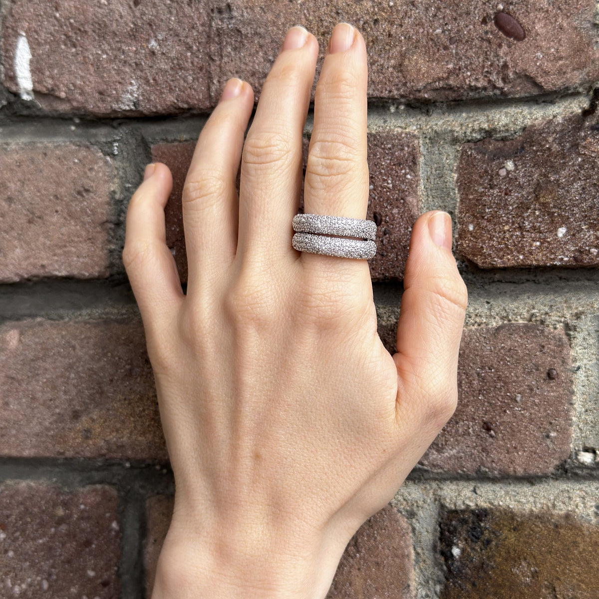 The Ring mini: pavé stack