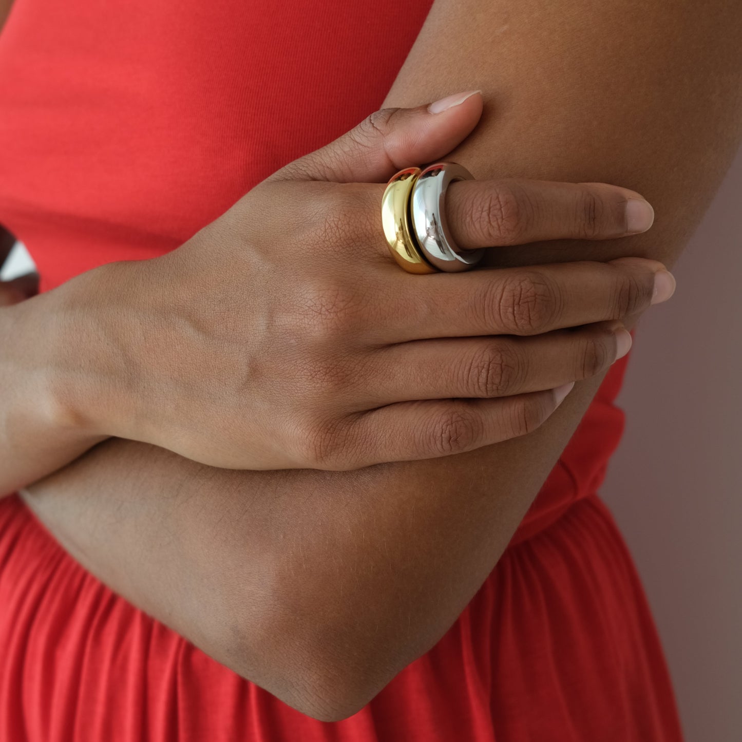 Der Ring: Gold + Silber