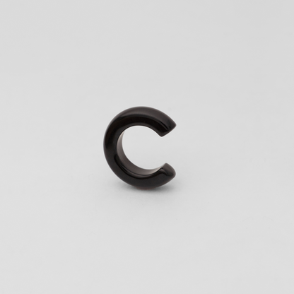 The Ring: black agate (limited edition)