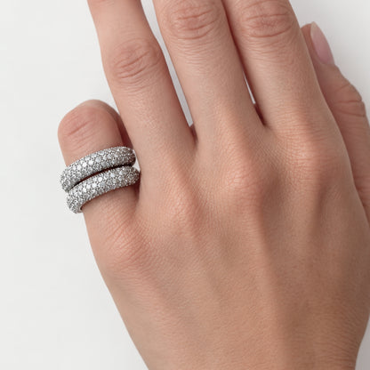 The Ring mini: pavé stack