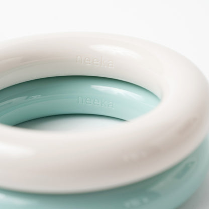Donut Bangle in White