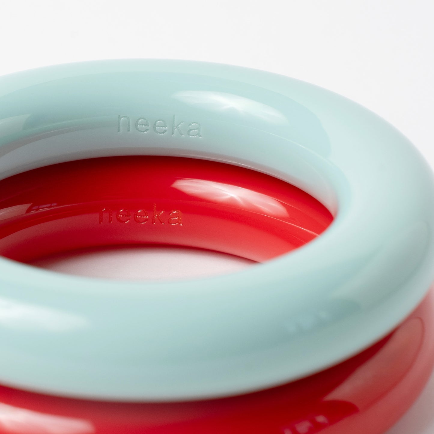 Donut Bangle in Red