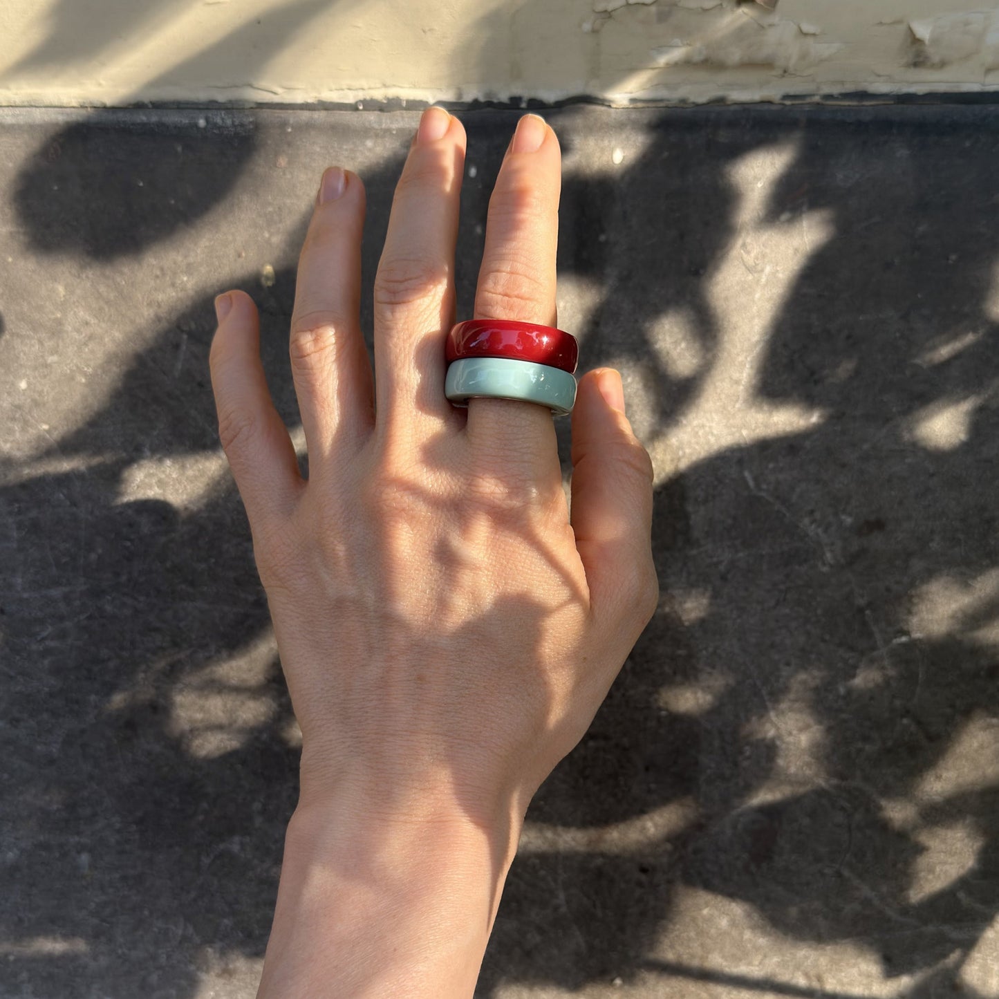 The Ring: resin burgundy