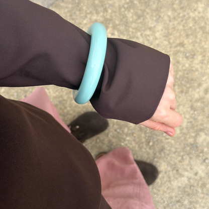 Donut Bangle in Mint