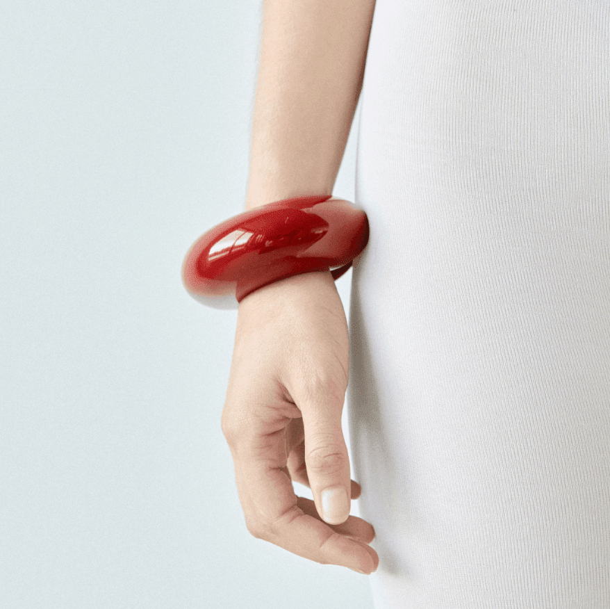 Big Bangle in burgundy - Neeka Studios