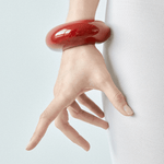 Big Bangle in burgundy - Neeka Studios