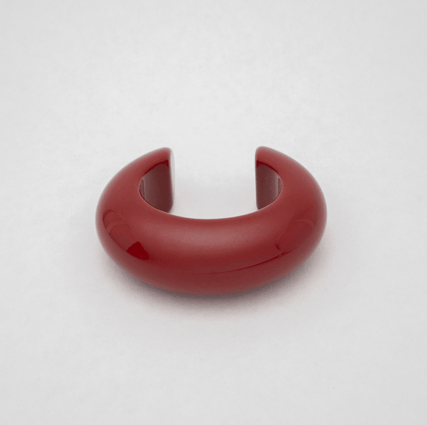 Big Bangle in burgundy - Neeka Studios