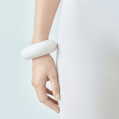 Big Bangle in white - Neeka Studios