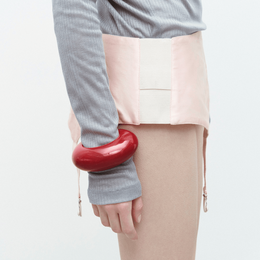 Big Bangle in burgundy - Neeka Studios