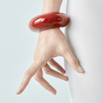 Big Bangle in burgundy - Neeka Studios