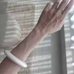 Small Bangle in white - Neeka Studios
