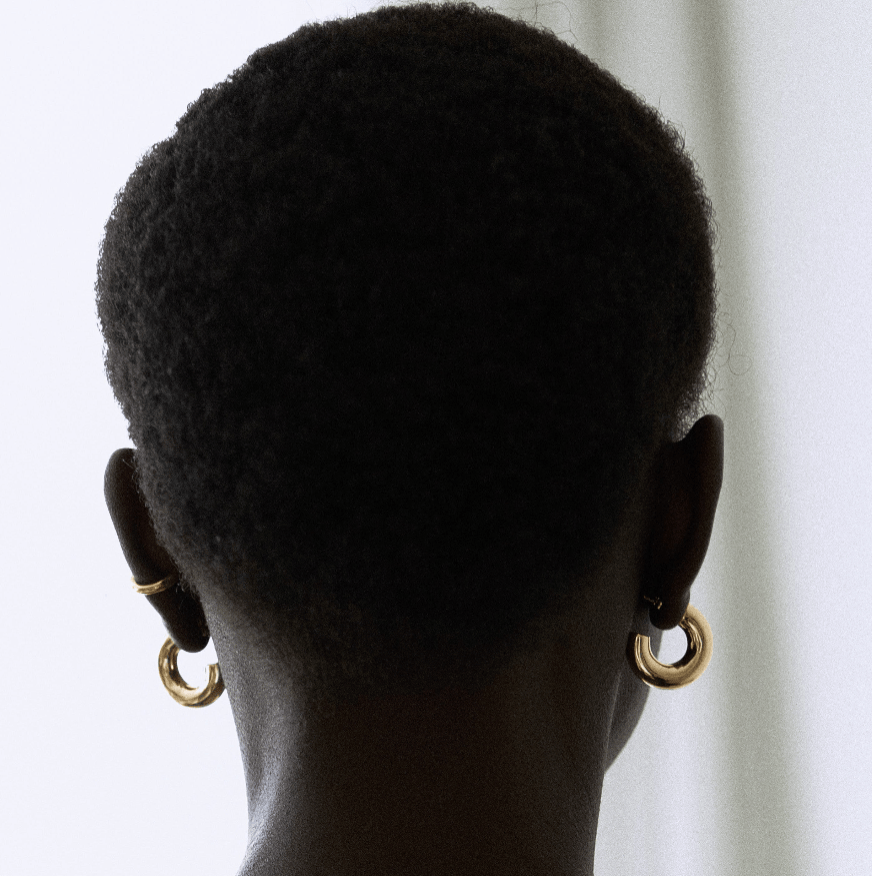 Medium chunky hoops: gold - Neeka Studios