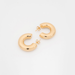 Medium chunky hoops: gold - Neeka Studios