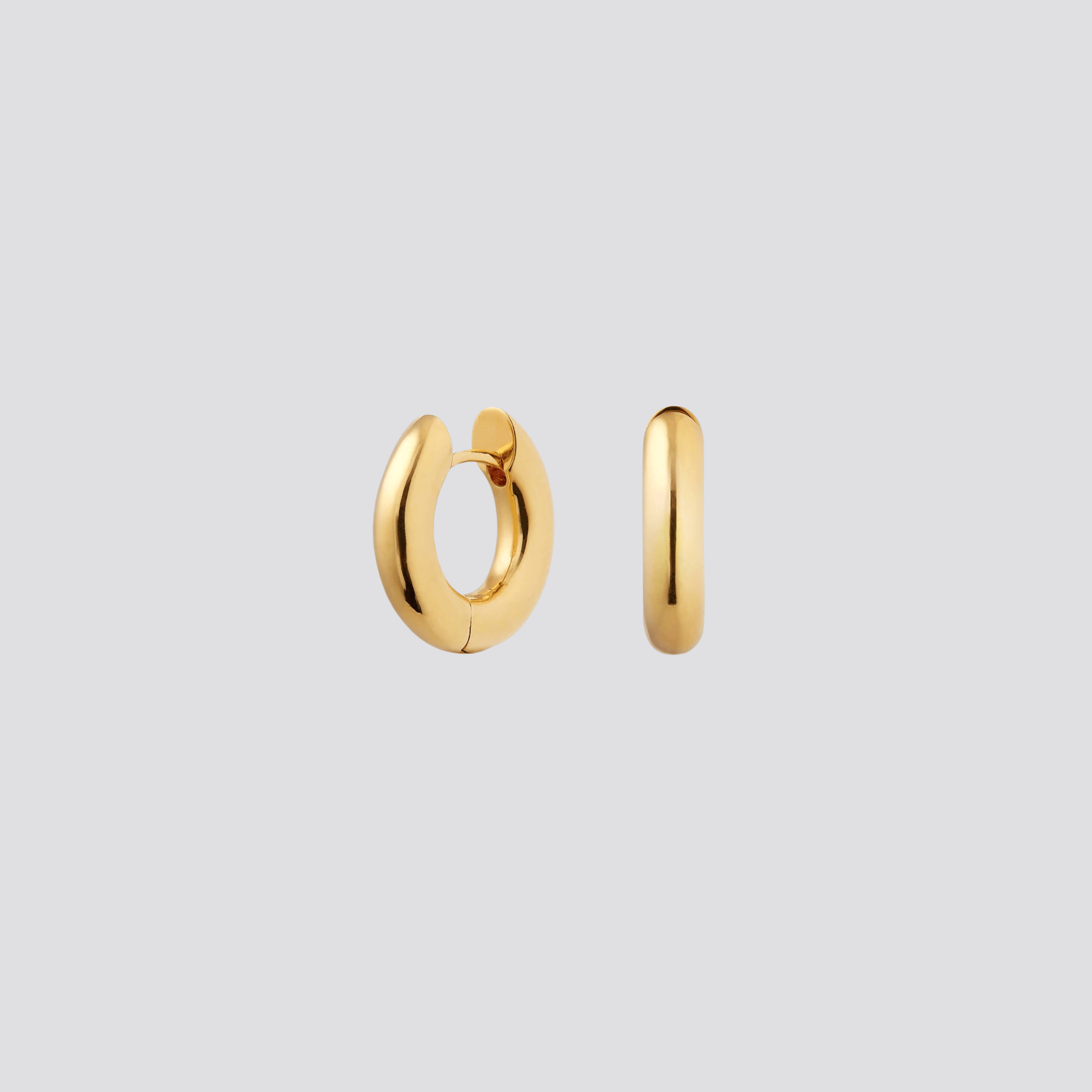 Small hoops: gold - Neeka Studios