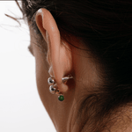 Earstuds, rhodium plated - Neeka Studios