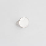 Matt signet ring in silver - Neeka Studios