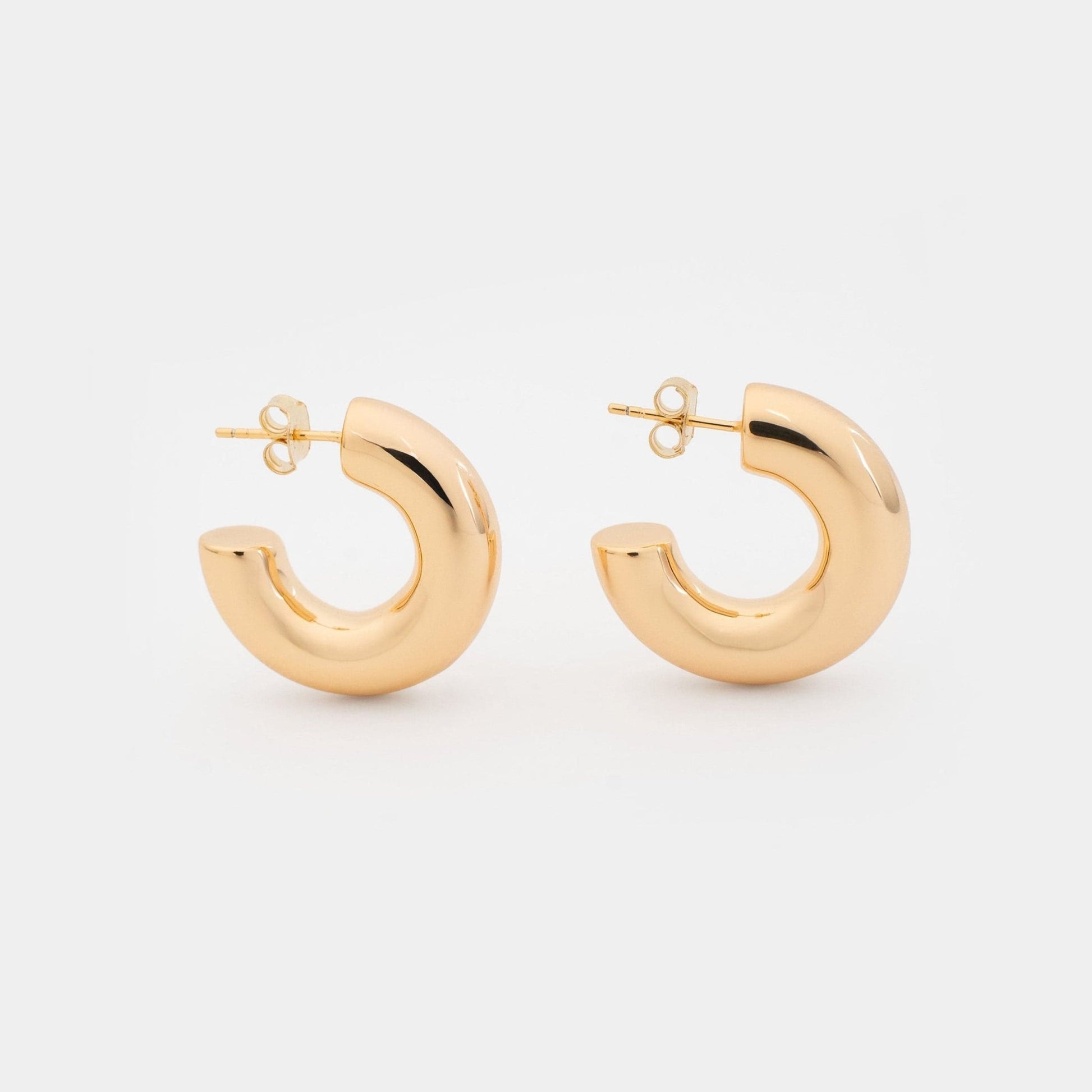 Medium chunky hoops: gold - Neeka Studios