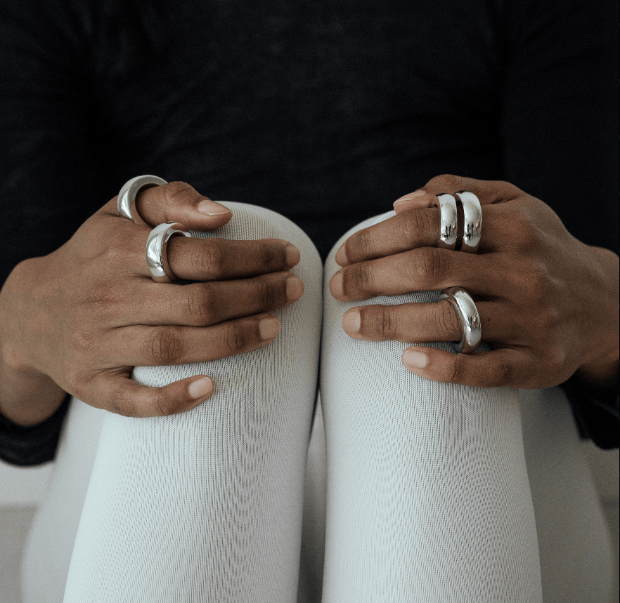 The Ring: silver set - Neeka Studios