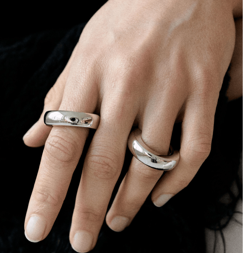 The Ring: silver set - Neeka Studios