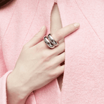 The Ring: silver set - Neeka Studios