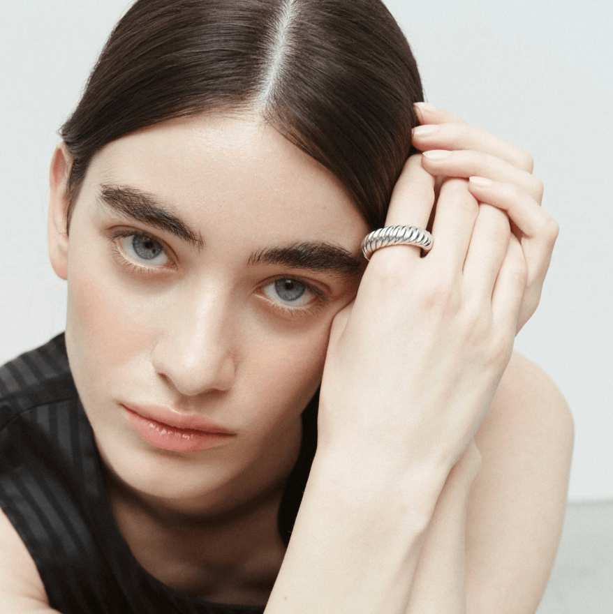 The Ring: silver twist - Neeka Studios