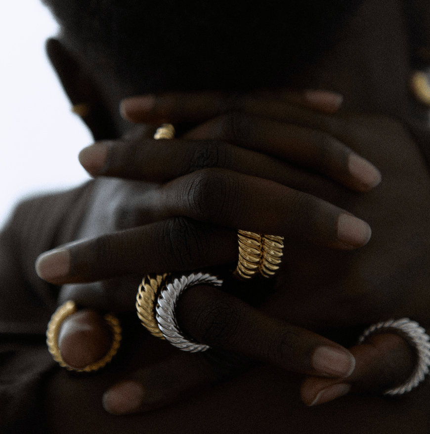 The Ring: silver twist - Neeka Studios