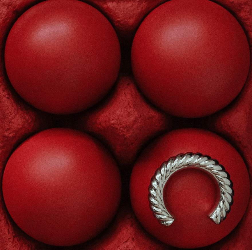 The Ring: silver twist - Neeka Studios