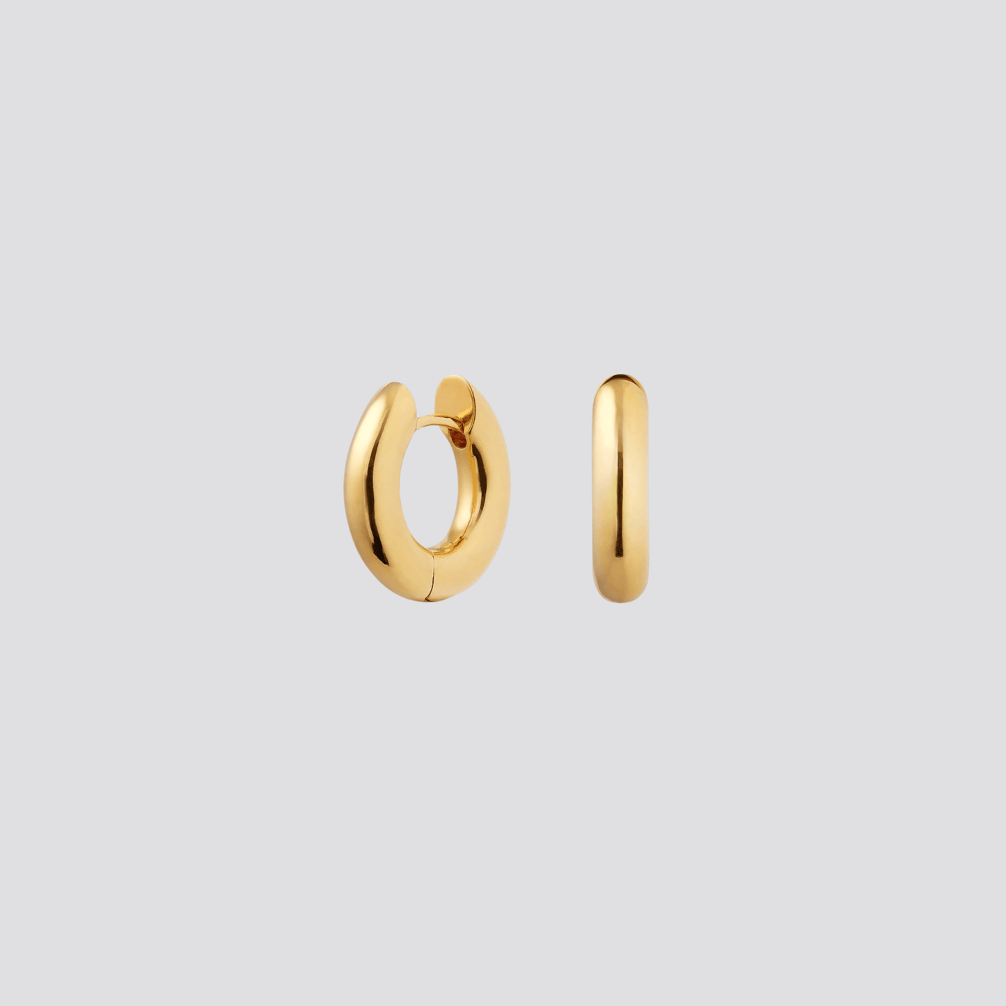 Small hoops: gold - Neeka Studios