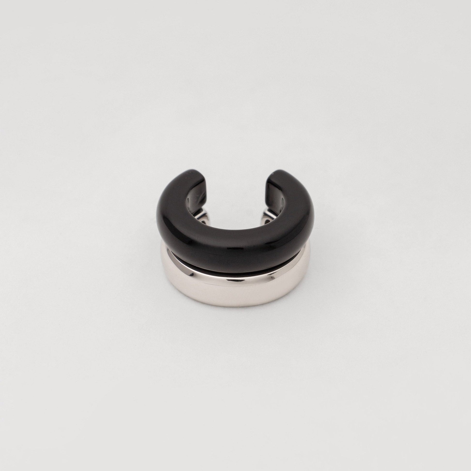 The Ring: black agate - Neeka Studios