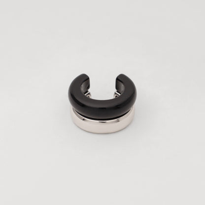 The Ring: black agate - Neeka Studios