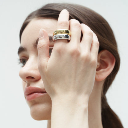 The Ring: gold + silver - Neeka Studios