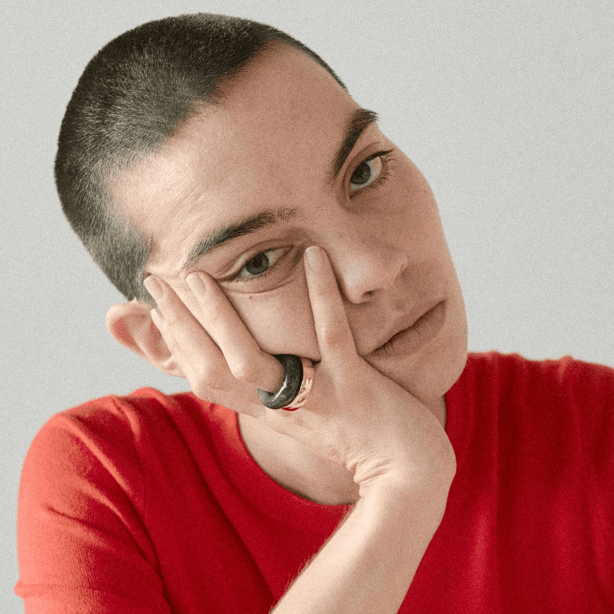 The Ring: moss agate + gold - Neeka Studios