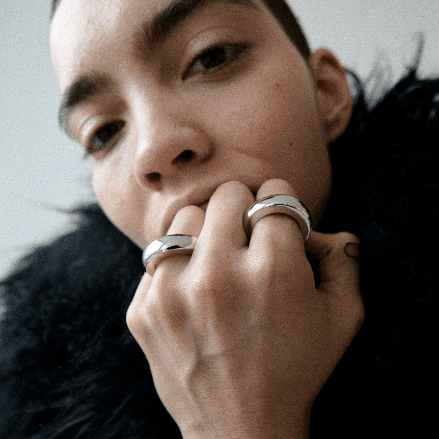 The Ring: silver set - Neeka Studios