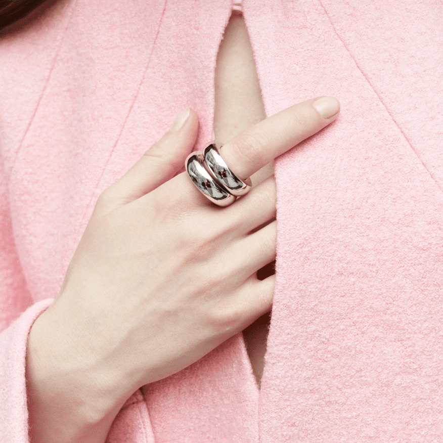 The Ring: silver set - Neeka Studios