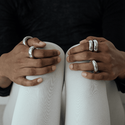 The Ring: silver set - Neeka Studios