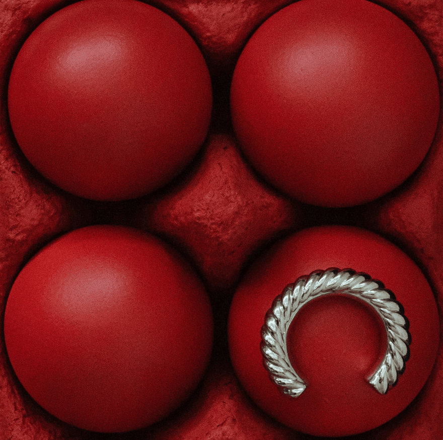 The Ring: silver twist - Neeka Studios